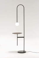 Immagine di LIGHT WITH A TABLE Lampada da terra - Living Divani