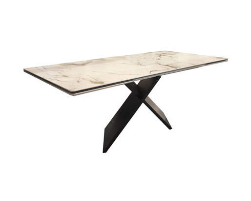 Immagine di AX Tavolo allungabile 200/300 - Piano in Ceramica Macchia Vecchia Seta - Bonaldo
