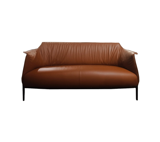 Immagine di ARCHIBALD Divano 2 posti - Pelle SC 68 Sahara Marrone - Poltrona Frau
